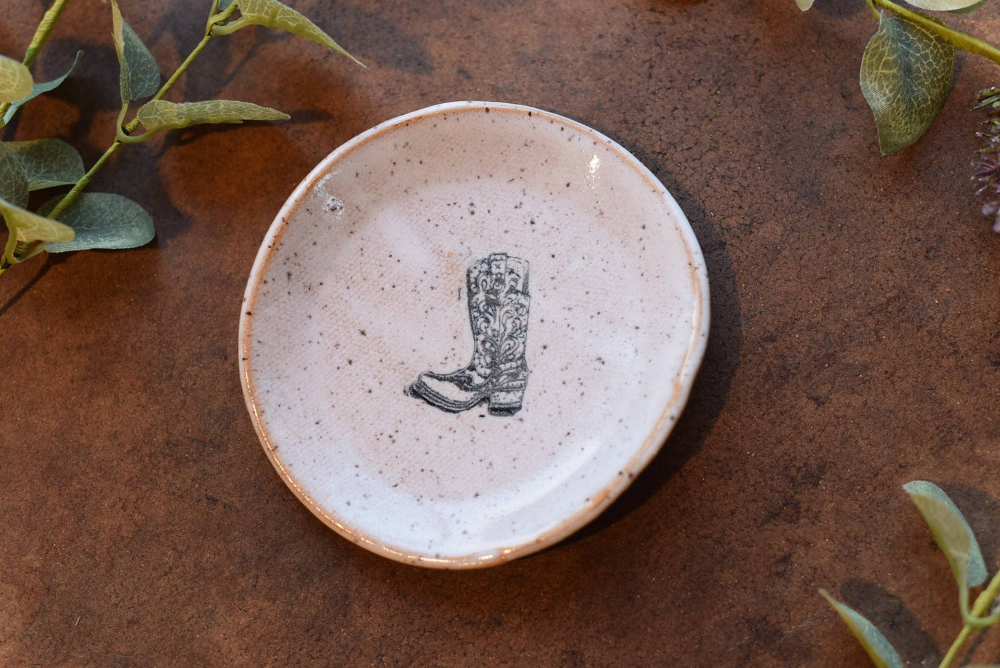 Cowboy Boot Mini Plate - Purpose + Passion Boutique