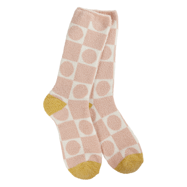 Cozy Cali Geometric Rose Socks - Purpose + Passion Boutique