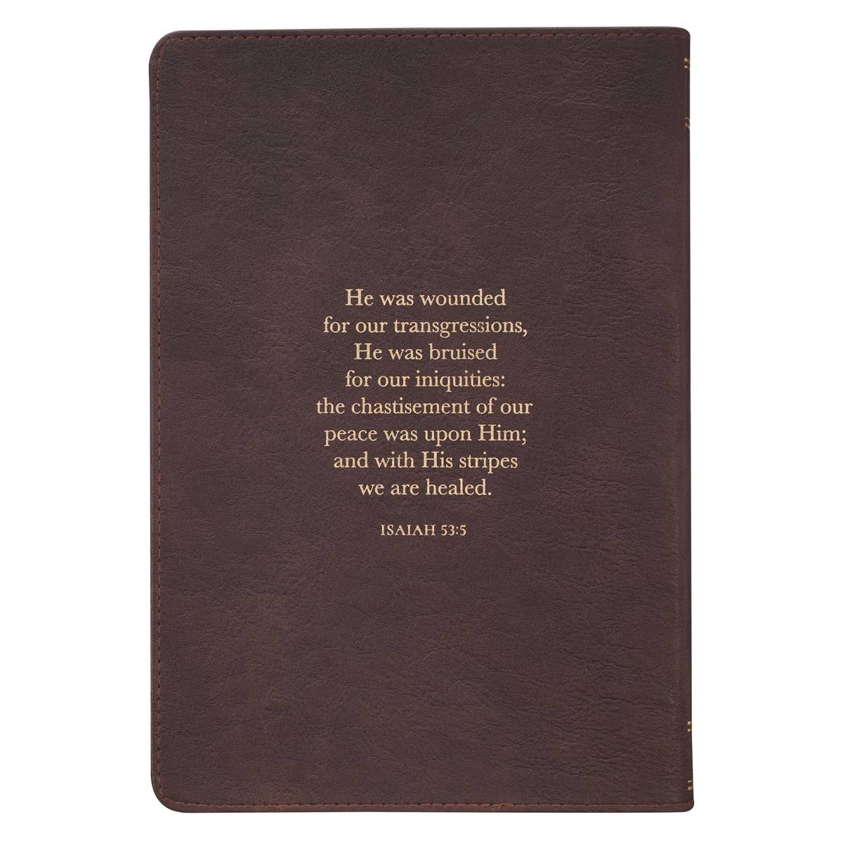 Crown of Thorns/Amazing Grace Isa 53:5 Classic Brown Journal - Purpose + Passion Boutique