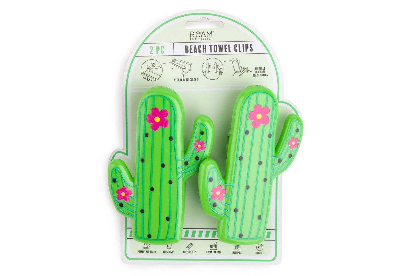Cactus Towel Clips -Set of 2