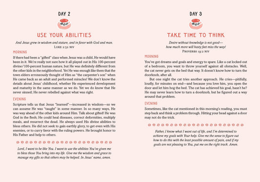 Daily Wisdom for Teen Girls Morning and Evening - Purpose + Passion Boutique