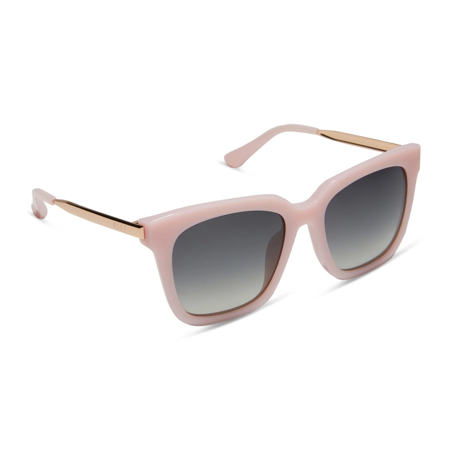 Bella Pink Velvet + Grey Sunglasses