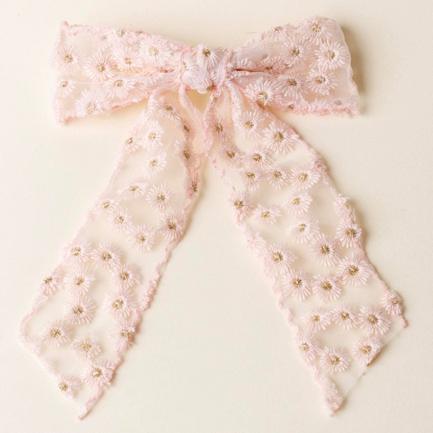 Ditzy Daisies Blush Hair Bow - Purpose + Passion Boutique