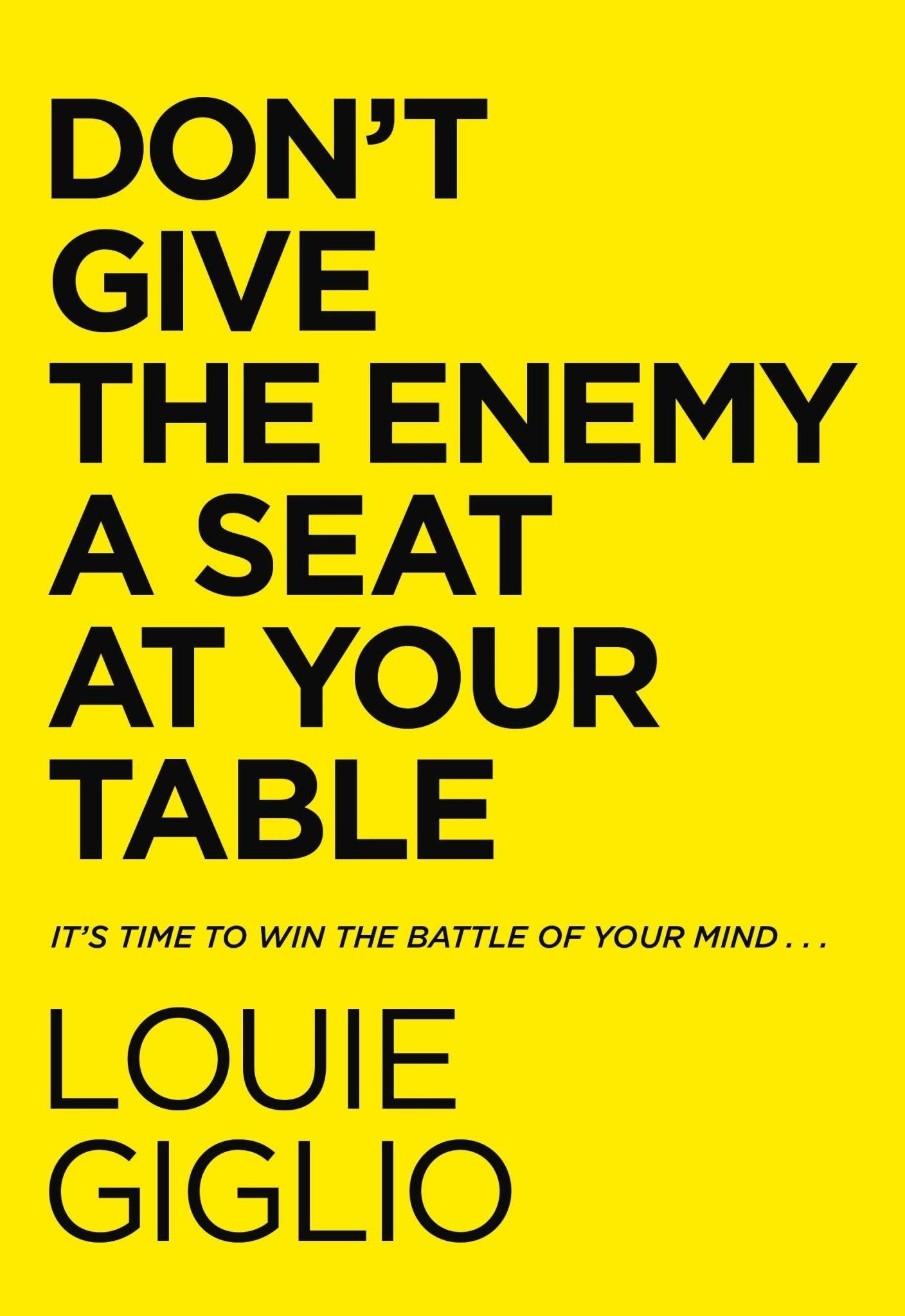 Don't Give The Enemy A Seat At Your Table - Purpose + Passion Boutique