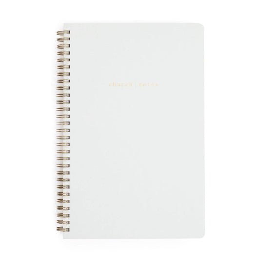 Dove Grey Church Notes Bible Study Notebook - Purpose + Passion Boutique