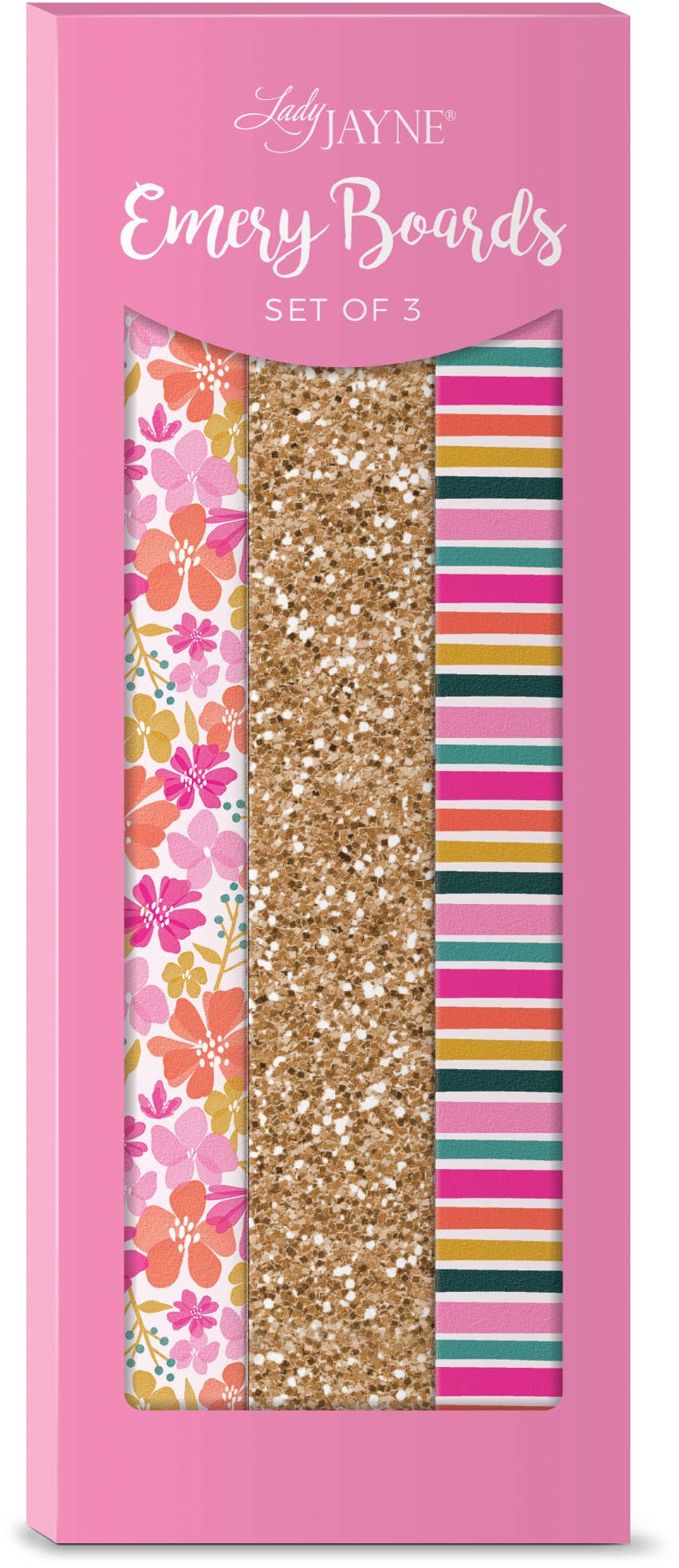 Dusty Floral Glitter Nail Files (Set of 3) - Purpose + Passion Boutique