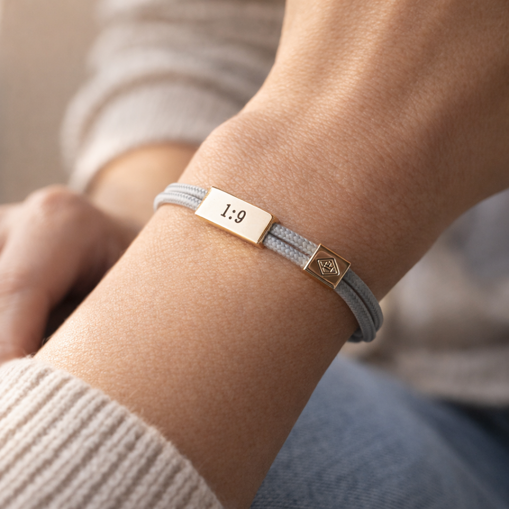 Joshua 1:9, With You Always Cord Bracelet