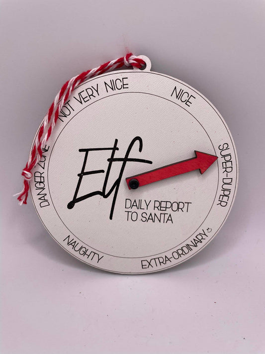 Elf Report Christmas Ornament | Elf Gifts - Purpose + Passion Boutique