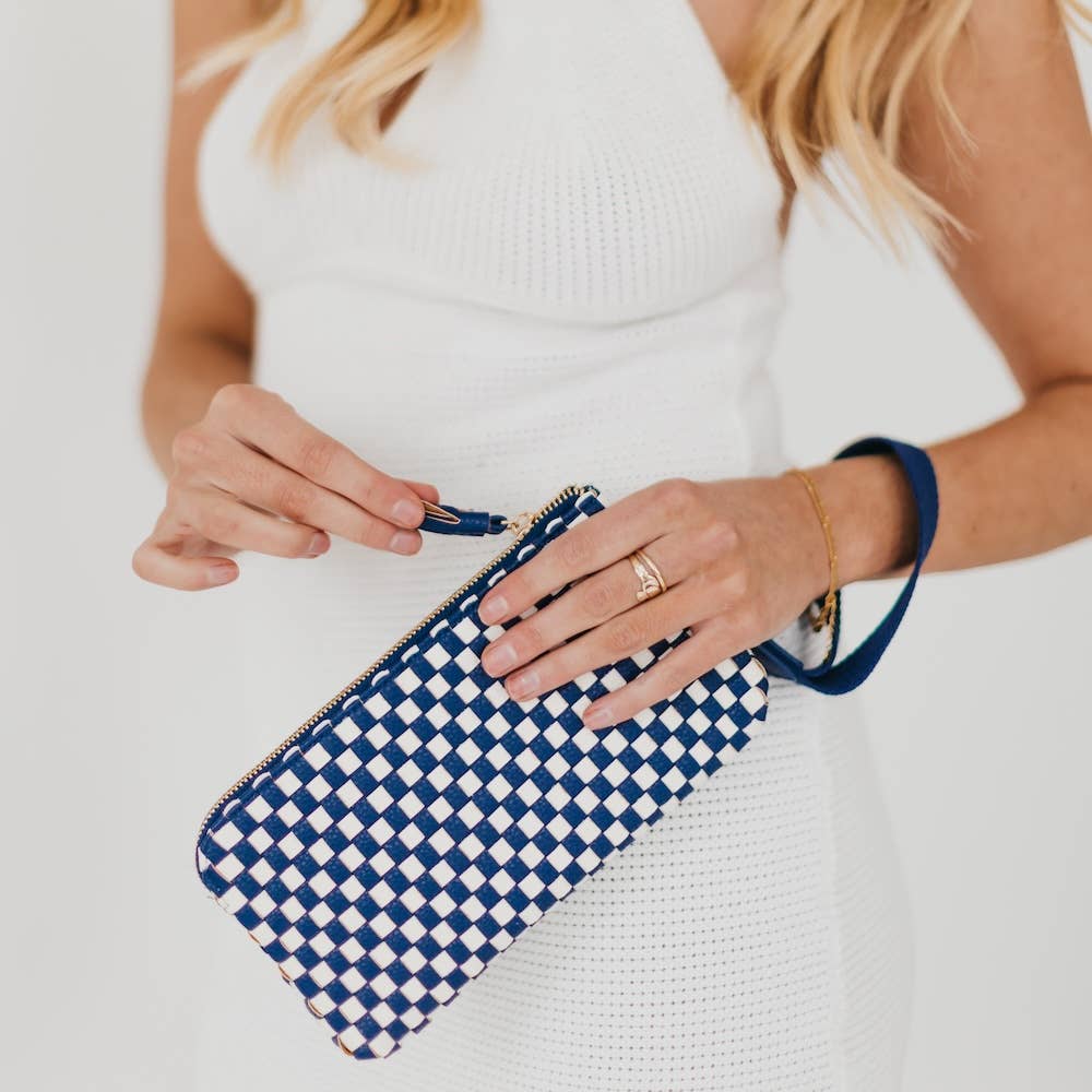 Emma Woven Clutch Wristlet - Purpose + Passion Boutique