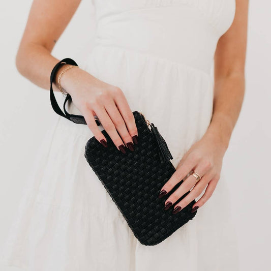 Emma Woven Clutch Wristlet - Purpose + Passion Boutique