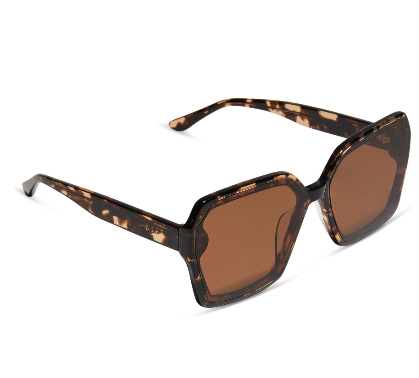 Presley Espresso Tortoise + Brown Sunglasses