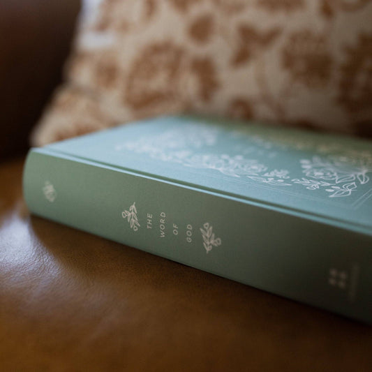 ESV Single Column Journaling Bible® | Dusty Mint - Purpose + Passion Boutique