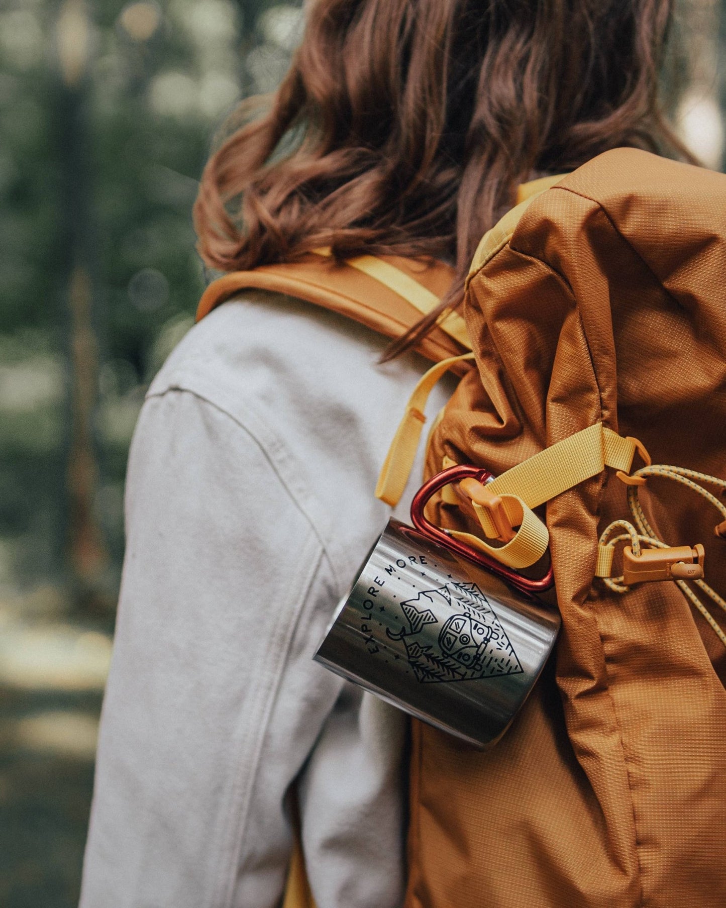 Explore More Carabiner Steel Camping Mug - Purpose + Passion Boutique