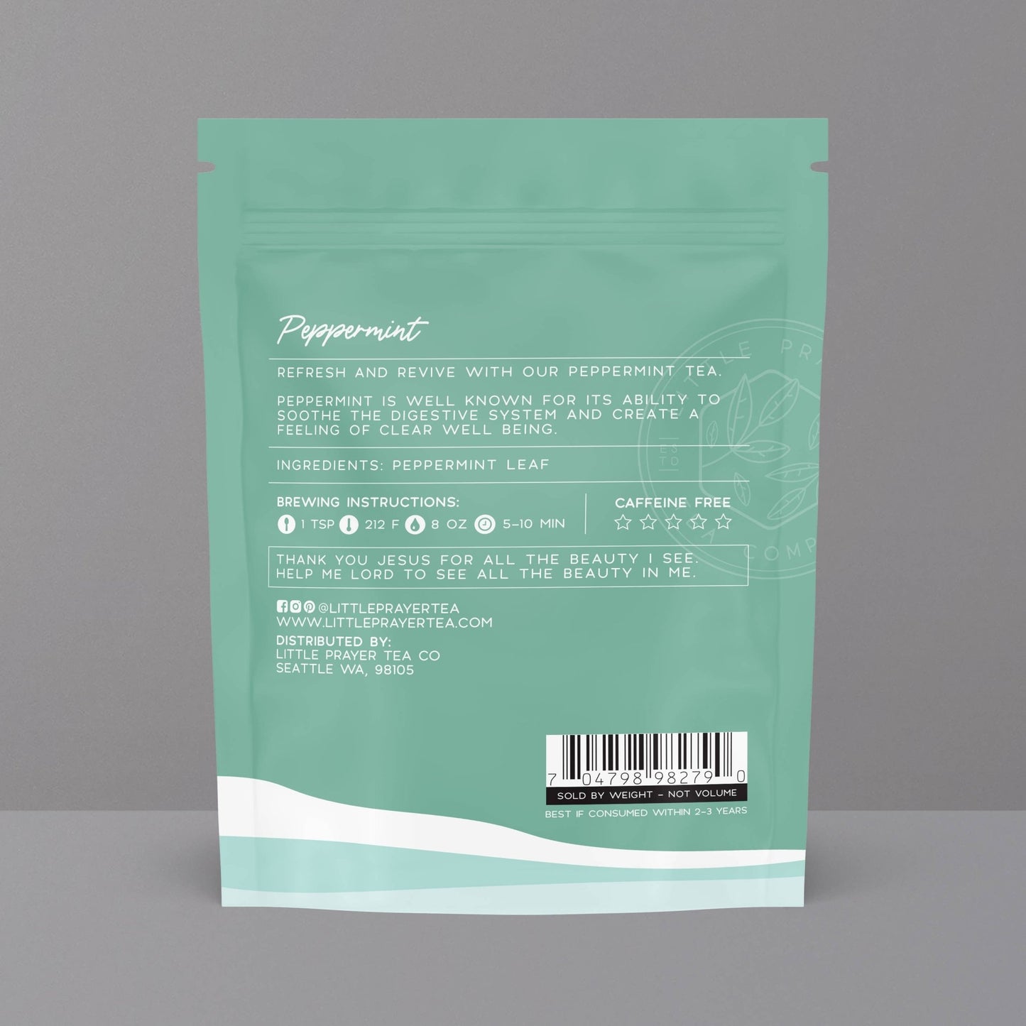 "Faith Can Move Mountains" Bible Verse Peppermint Herbal Tea - Purpose + Passion Boutique