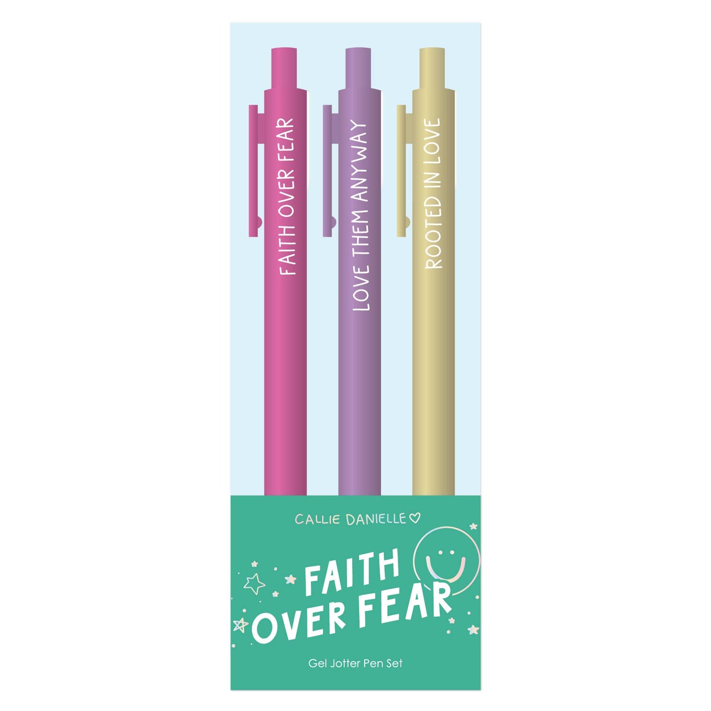 Faith Over Fear Pen Set - Purpose + Passion Boutique