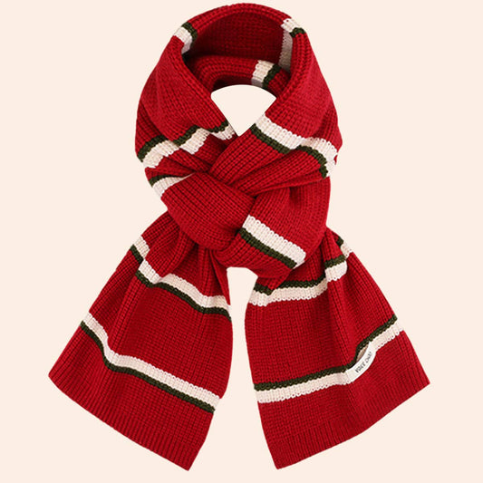 Faux Cashmere Knit Christmas Scarf - Purpose + Passion Boutique