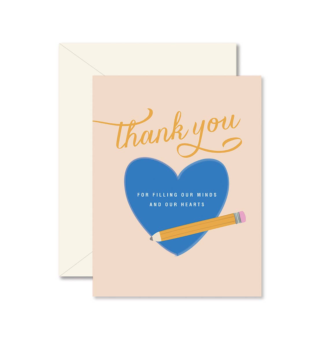 Filling Our Hearts Teacher Greeting Card - Purpose + Passion Boutique