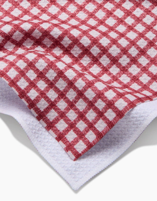 Fireside Plaid Red Tea Towel - Purpose + Passion Boutique