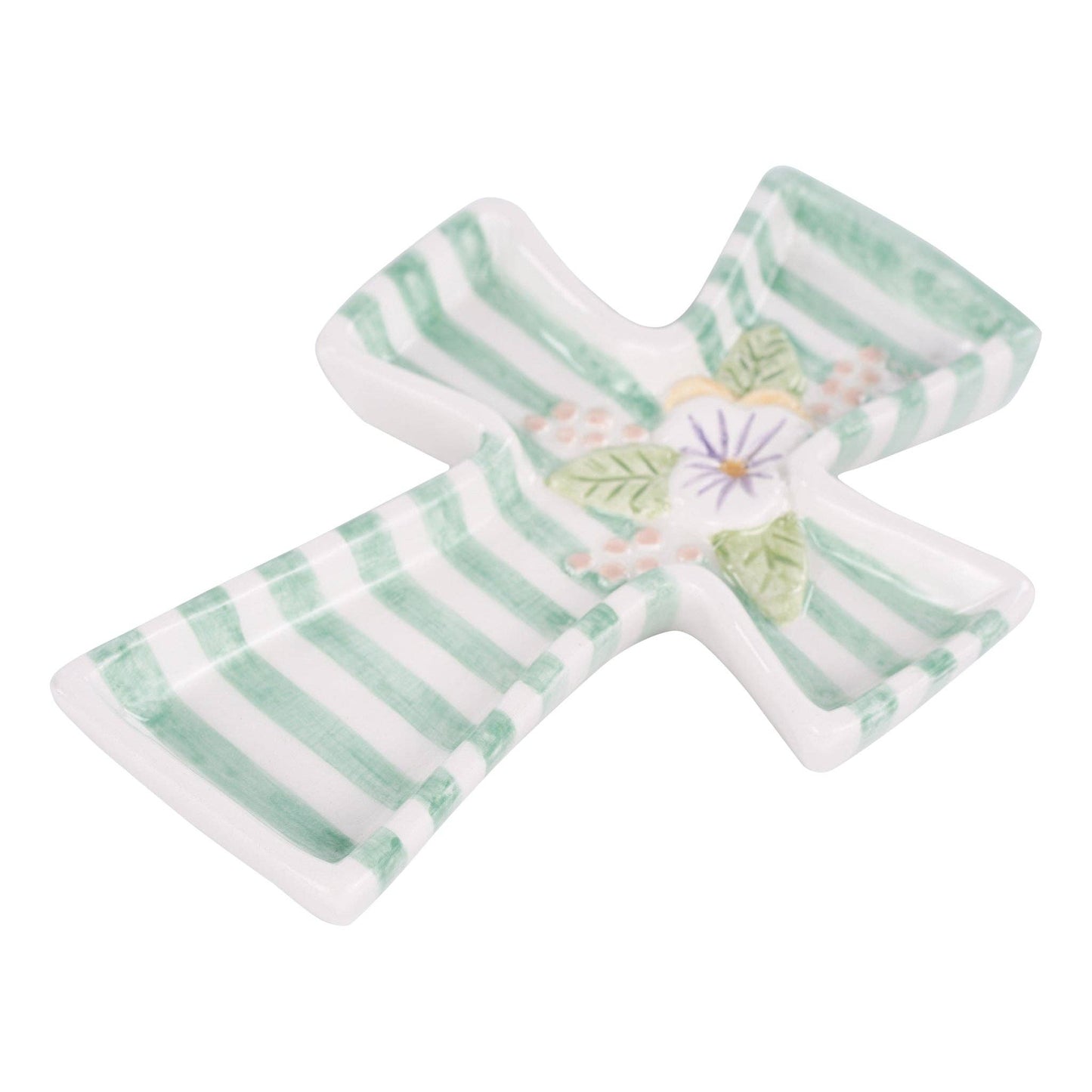 Floral Cross Trinket Tray - Purpose + Passion Boutique