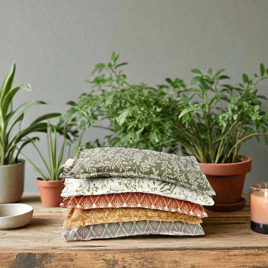 Floral Eye Pillow with Flax + Lavender - Purpose + Passion Boutique