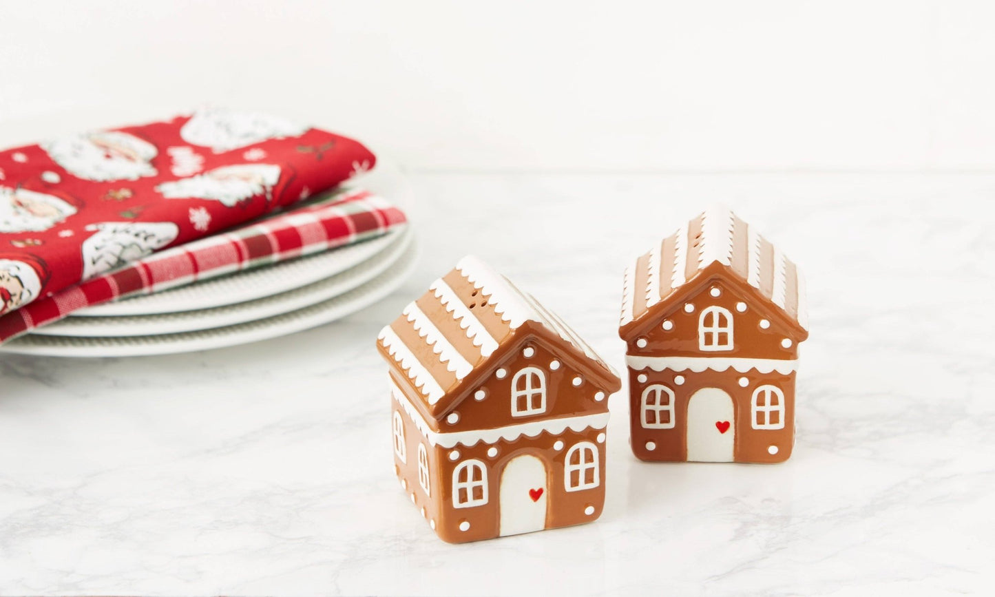 Gingerbread House Salt & Pepper Set - Purpose + Passion Boutique
