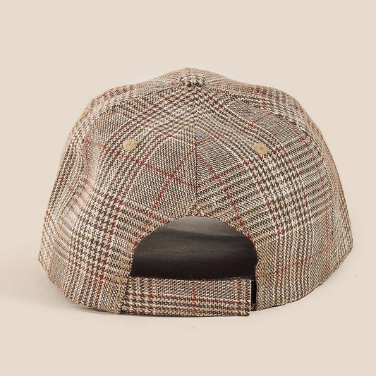 Glen Plaid Trucker Hat - Purpose + Passion Boutique
