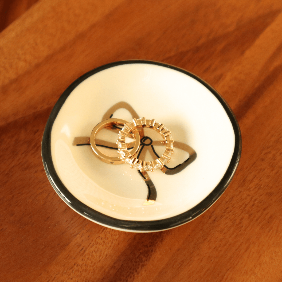 Gold Bow Ring Dish - Purpose + Passion Boutique