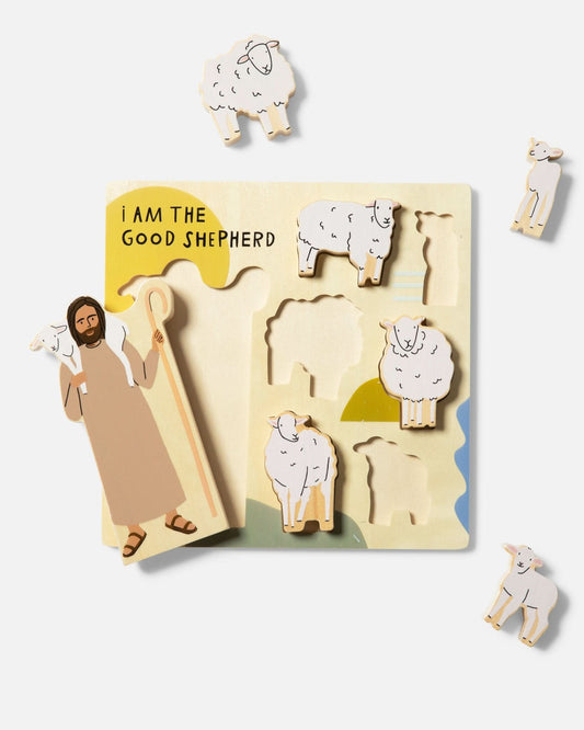 Good Shepherd Wooden Puzzle - Purpose + Passion Boutique