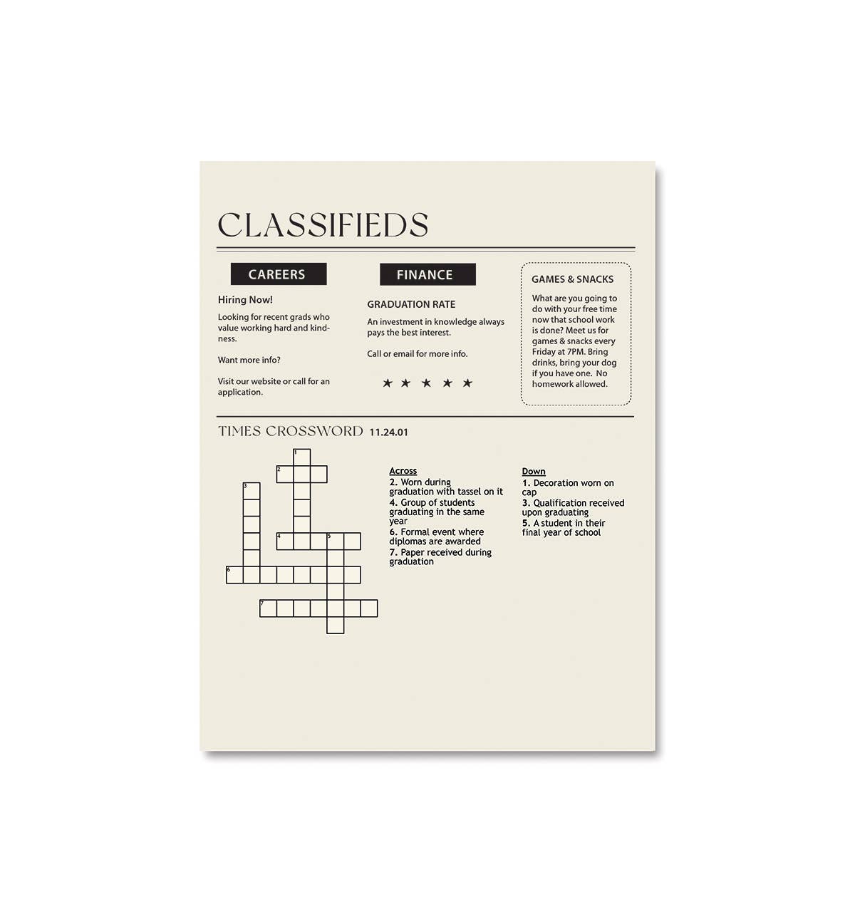 Graduation Times Greeting Card - Purpose + Passion Boutique