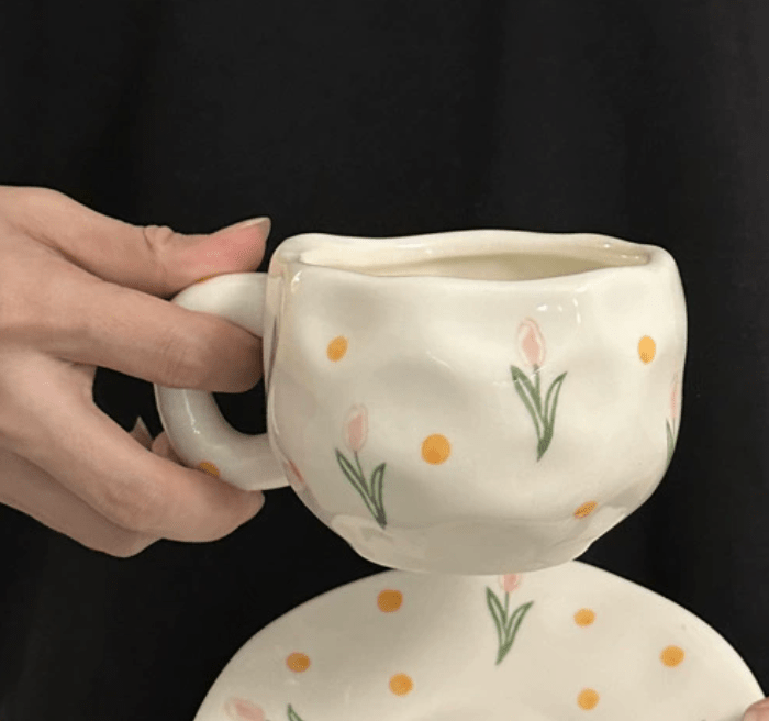 Happy Coffee Tea Cup - Purpose + Passion Boutique