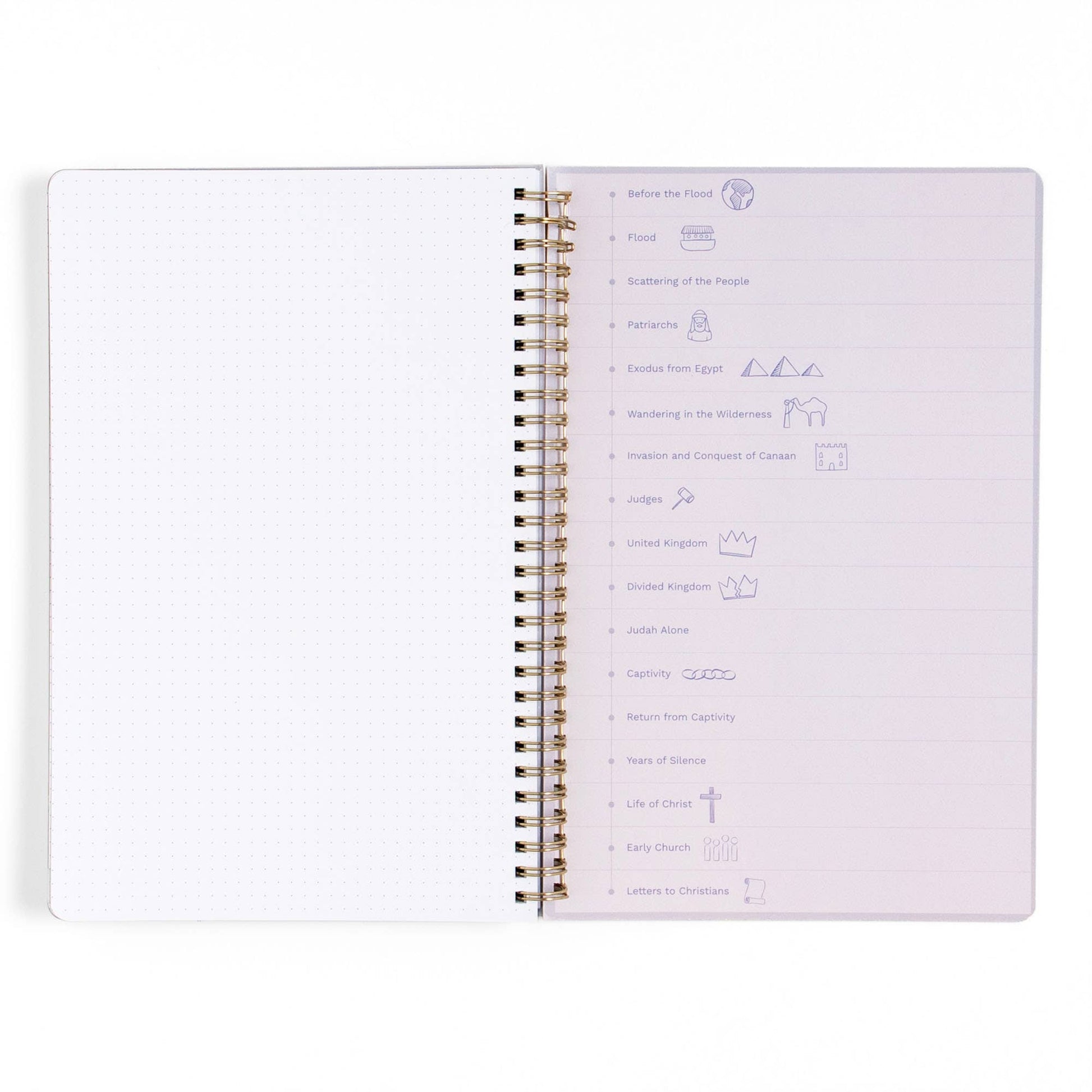 Happy Daisy Bible Study Notebook with Maps - Purpose + Passion Boutique