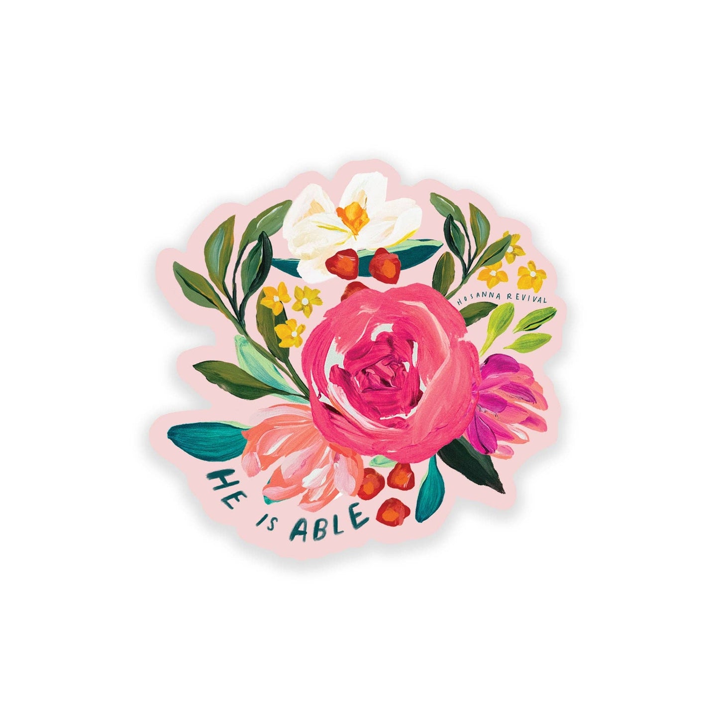 He Is Able Sticker - Purpose + Passion Boutique