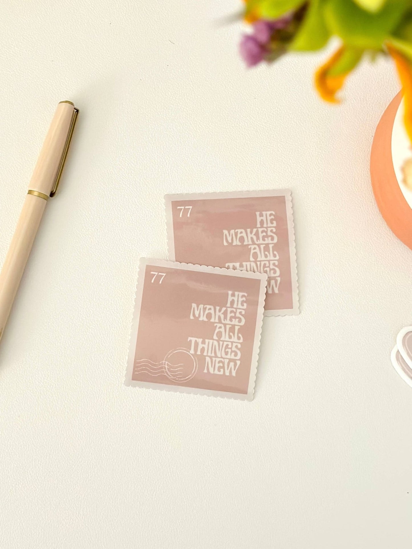 He Makes All Things New Sticker - Purpose + Passion Boutique