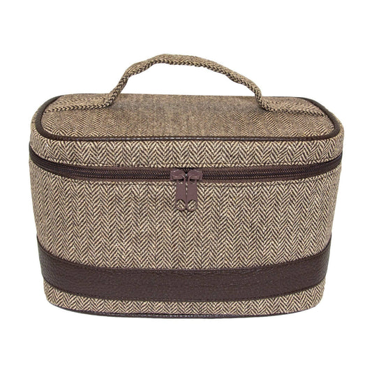 Herringbone Train Case - Purpose + Passion Boutique