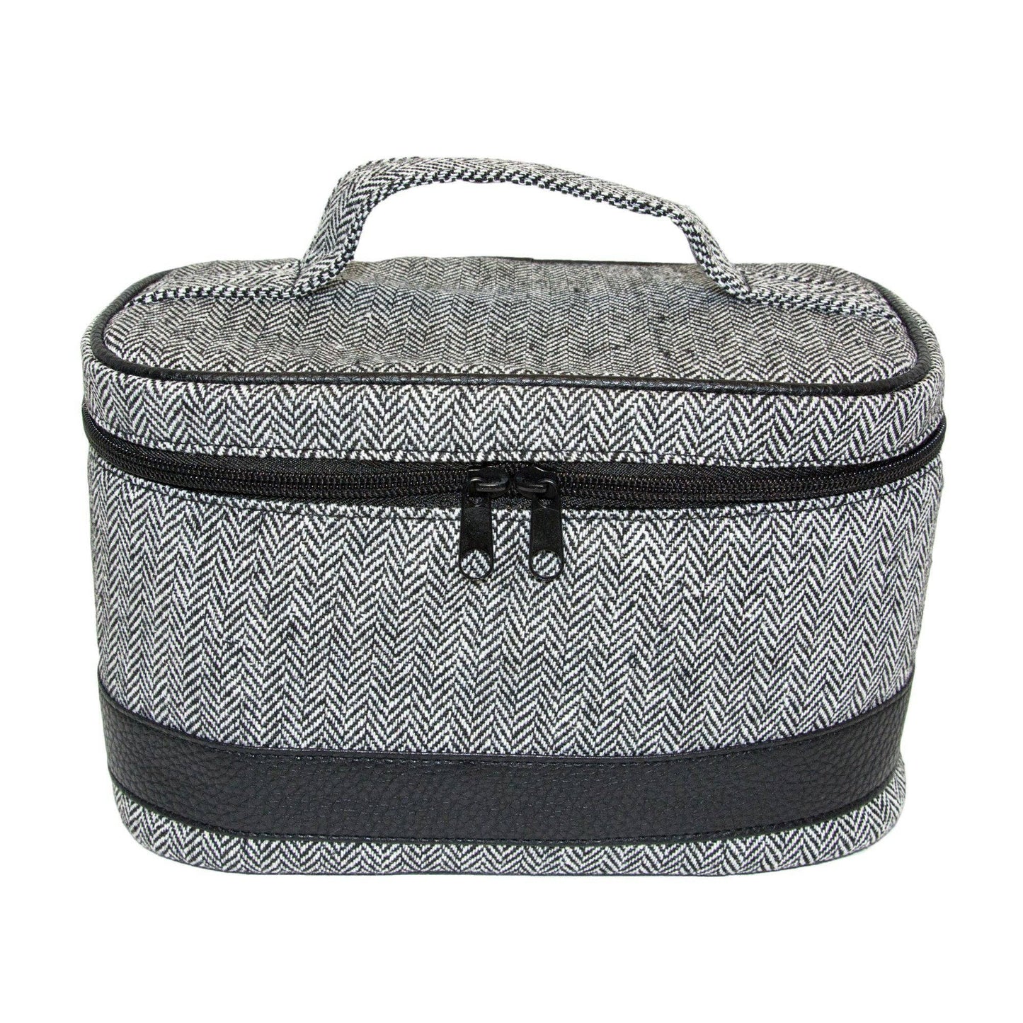 Herringbone Train Case - Purpose + Passion Boutique