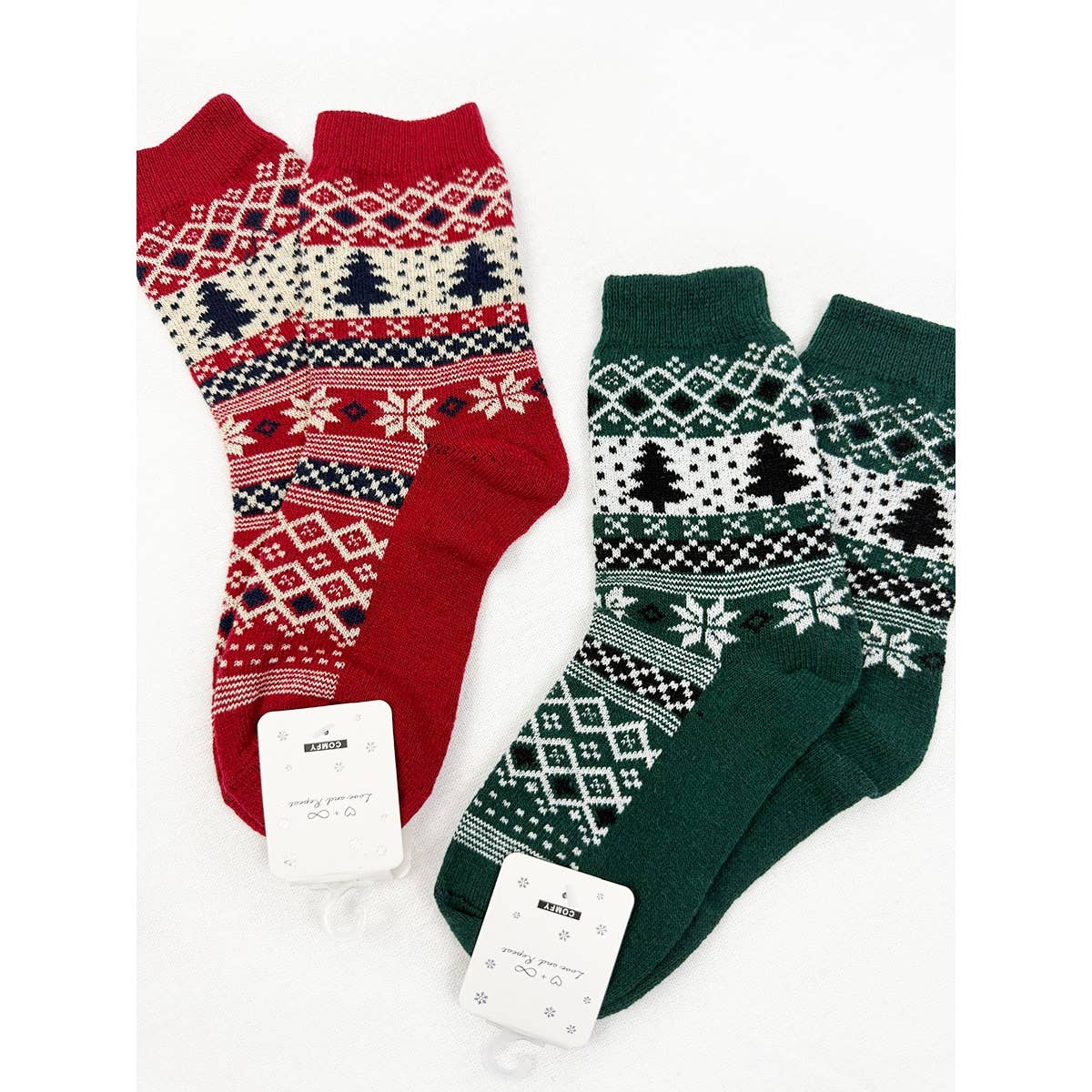 Holiday Cozy Cabin Socks - Purpose + Passion Boutique