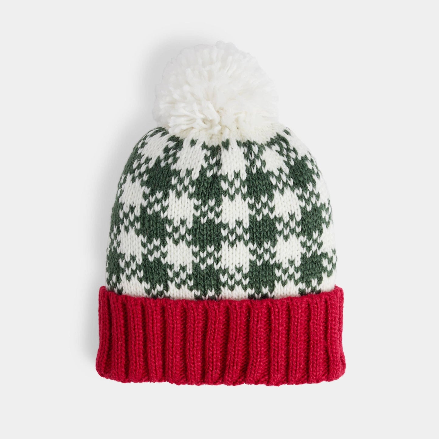 Holly Houndstooth Knit Hat - Purpose + Passion Boutique