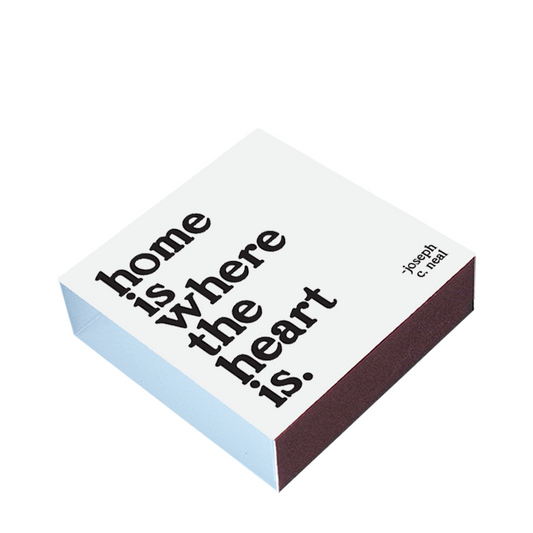 Home Is Where The Heart Matchbox - Purpose + Passion Boutique