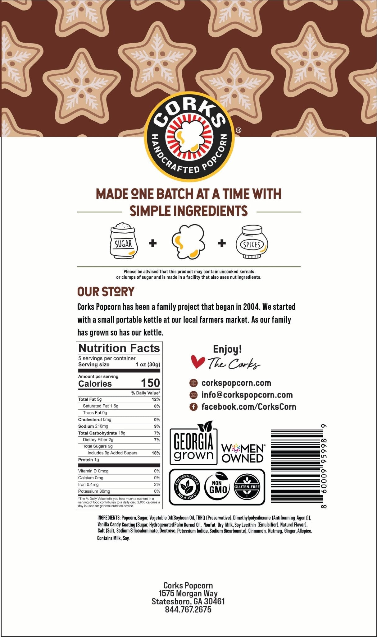 Iced Gingerbread - 3oz - Purpose + Passion Boutique