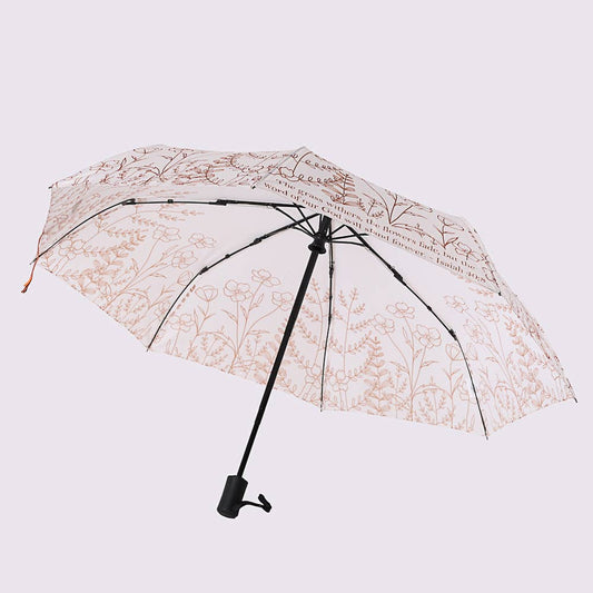 Isaiah 40:8 Wildflowers Compact Umbrella - Purpose + Passion Boutique