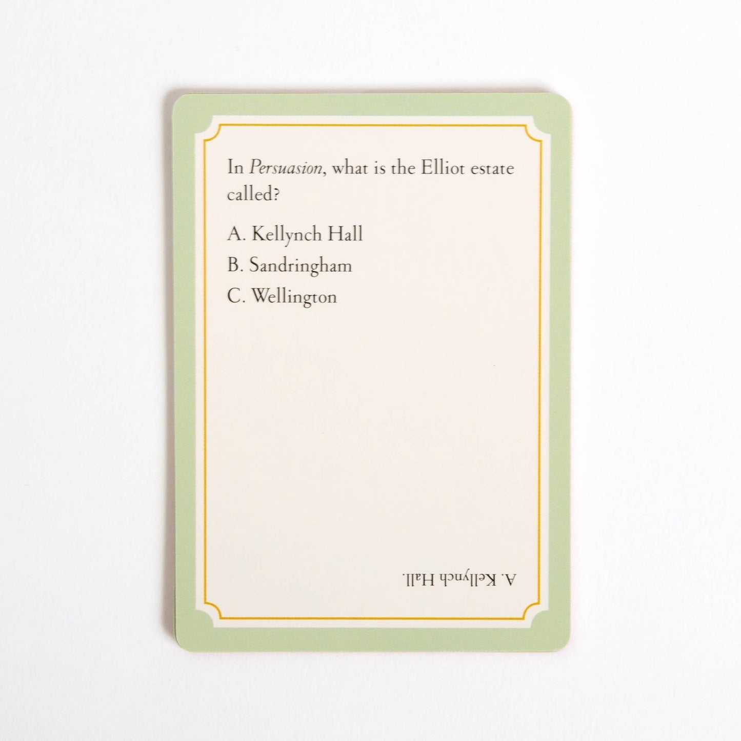 Jane Austen Trivia Cards - Purpose + Passion Boutique
