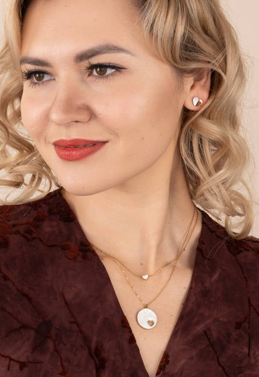 Journey Together Necklace Set in Mother of Pearl - Purpose + Passion Boutique