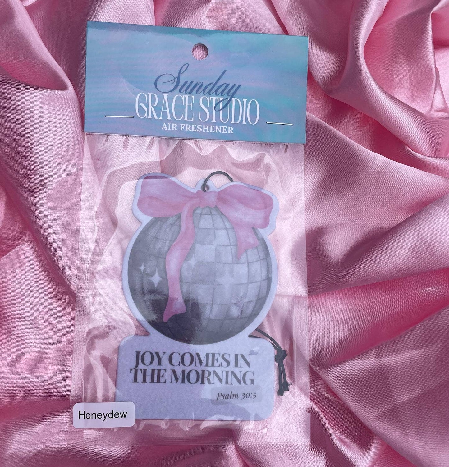 Joy Comes in the Morning Disco Ball Air Freshener - Purpose + Passion Boutique