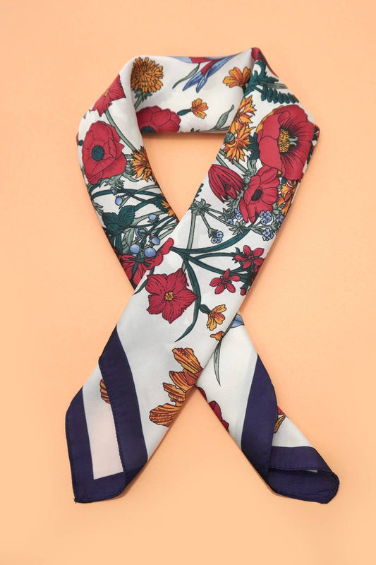 Large Floral Bandana Scarf - Purpose + Passion Boutique
