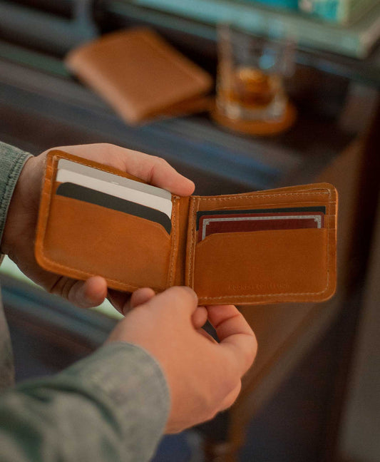 Leather Bifold Wallet - Purpose + Passion Boutique