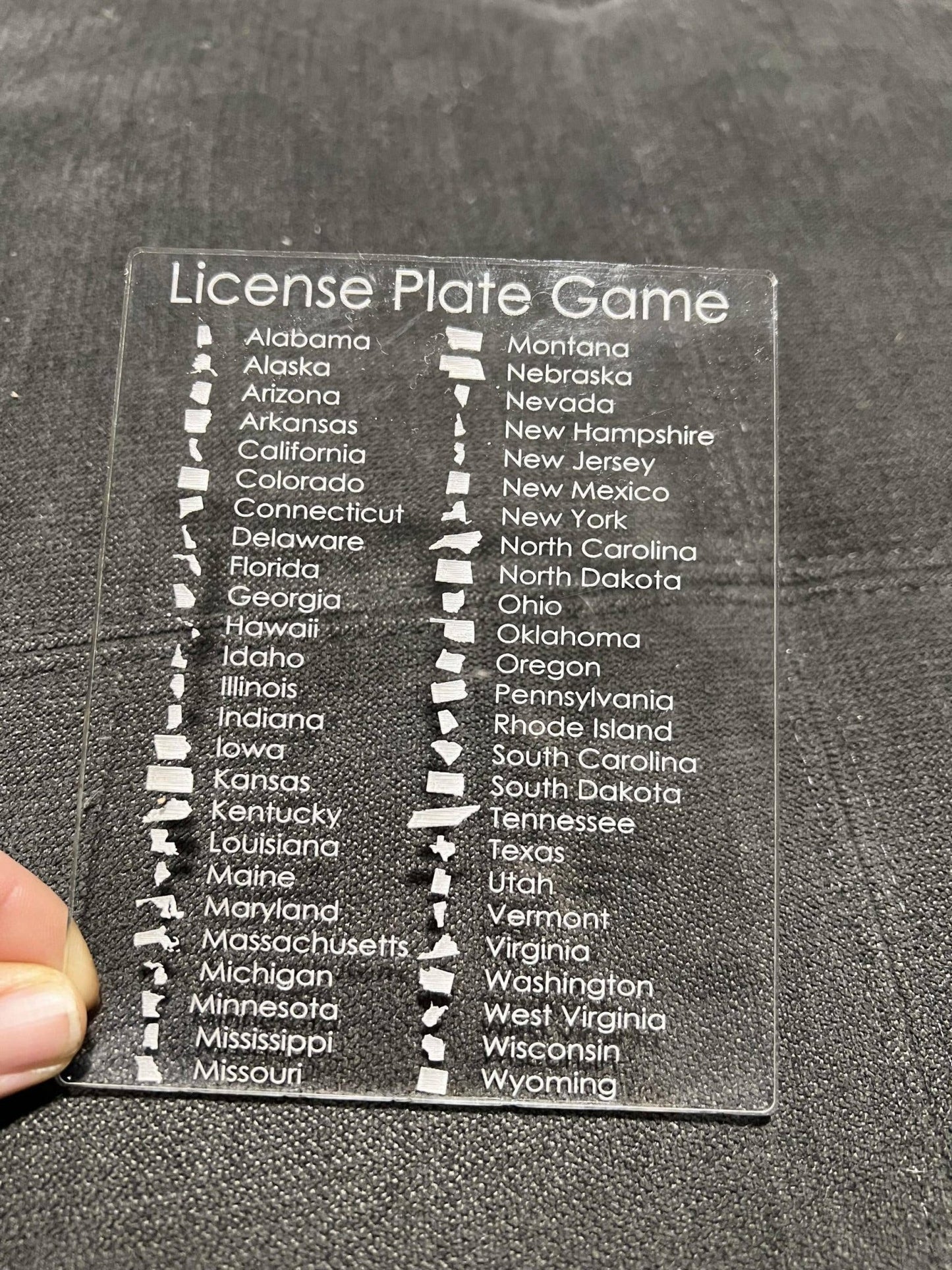License Plate Game - Purpose + Passion Boutique