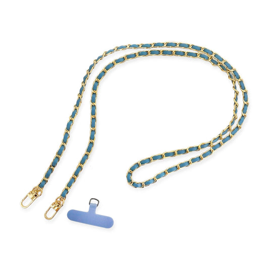 Long Vegan Leather Phone Chain - Purpose + Passion Boutique