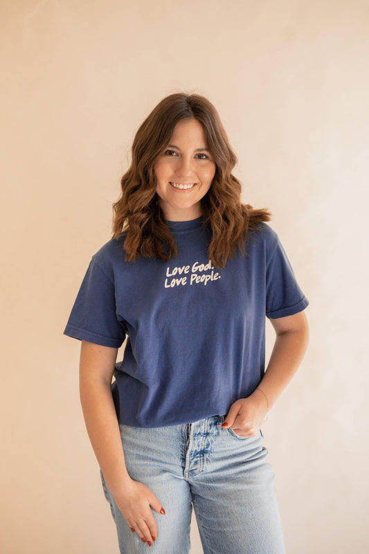 Love God Love People Tee - Purpose + Passion Boutique