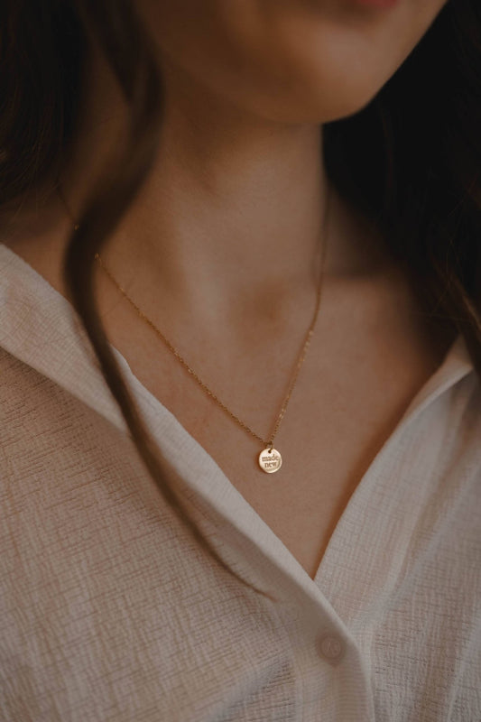 Made New Disc Necklace - Purpose + Passion Boutique