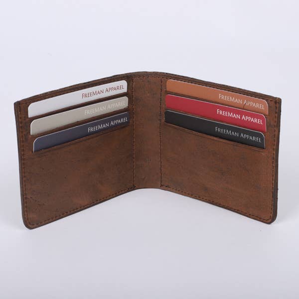 Men's Cross Leather Wallet - Purpose + Passion Boutique